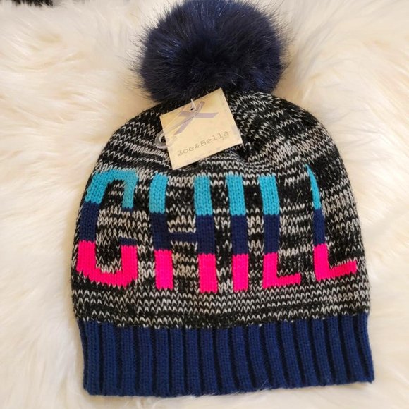 🌷Zoe & Bella Women's Grey Winter Hat, NWT - Picture 1 of 4